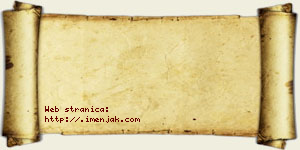 Jakov Raković vizit kartica